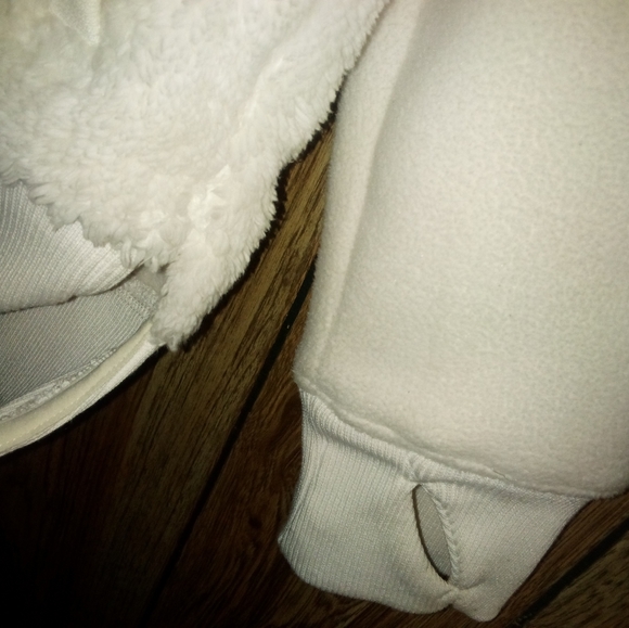 Girls Sherpa Zip Up Hoodie - Picture 3 of 5